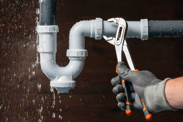 Professional Drain Cleaning technician working in Rodman, NY